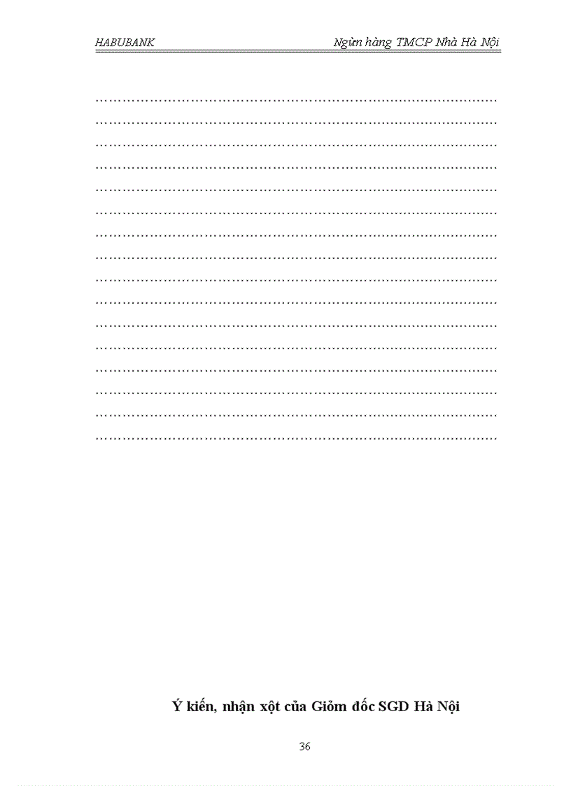 image for page Báo cáo thử việc tại Ngân hàng TMCP Nhà Hà Nội