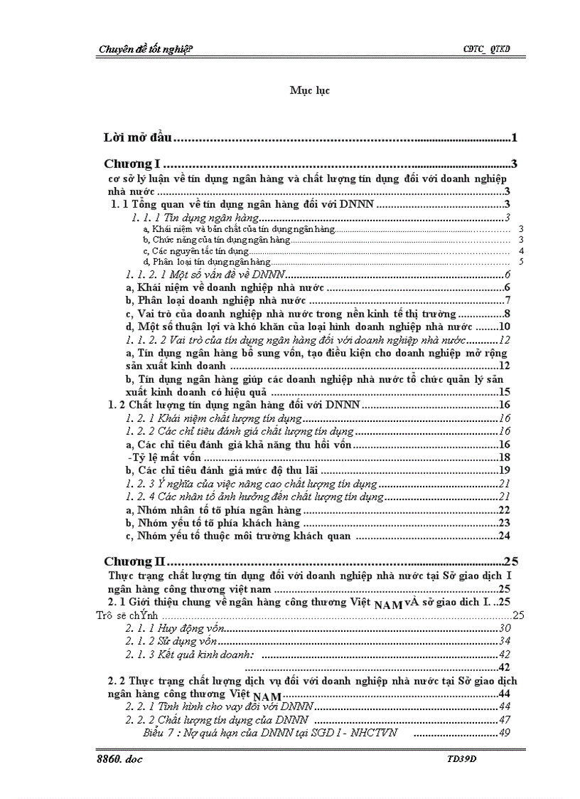 image for page Giải pháp nâng cao chất lượng tín dụng đối với doanh nghiệp nhà nước tại Sở giao dịch I Ngân hàng Công thương Việt Nam