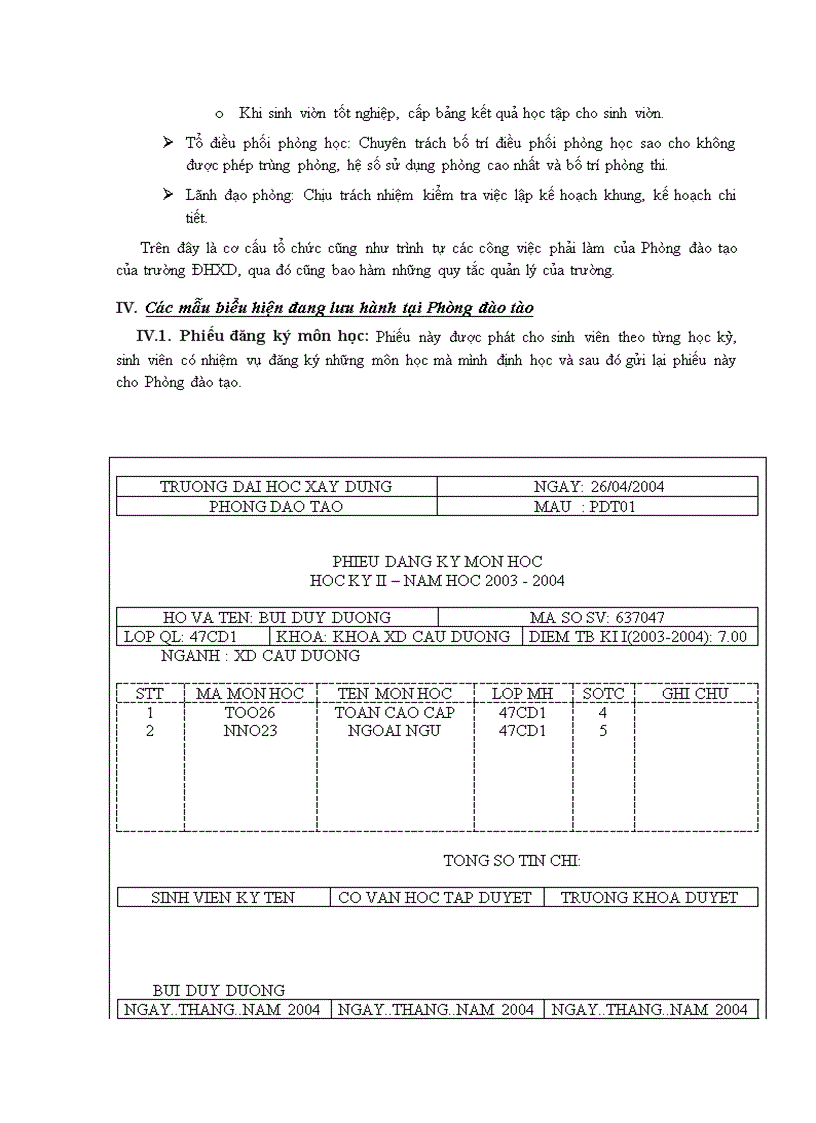 image for page Phát triển phần mềm quản lý học tập theo tín chỉ của trường ĐHXD