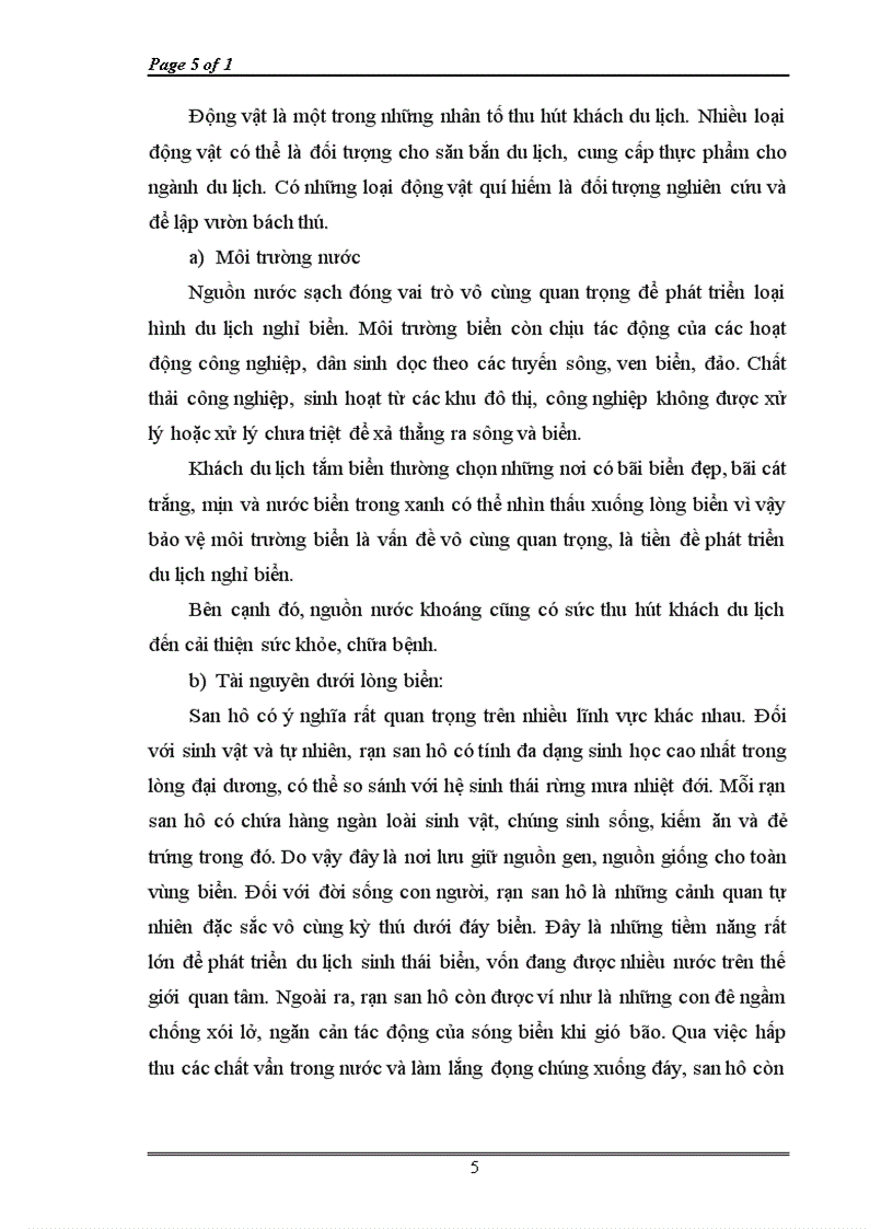image for page Một số đề xuất nhằm khai thac tốt các điều kiện về môi trường tự nhiên để phát triển loại hình du lịch nghỉ biển một cách bền vững tại Quảng Ninh