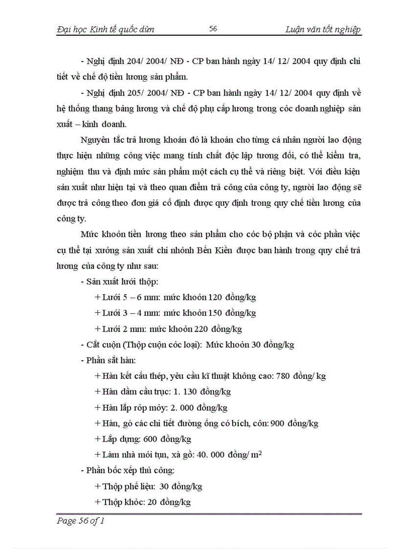 image for page Hoàn thiện các hình thức trả công lao động tại công ty Cổ phần sản xuất và kinh doanh kim khí Hải Phòng