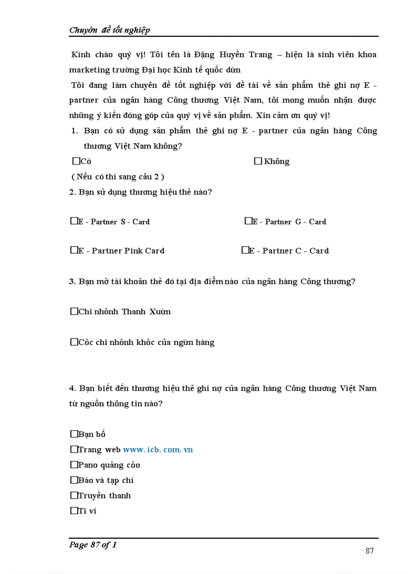 image for page Giải pháp nâng cao hoạt động xúc tiến hỗn hợp đối với sản phẩm thẻ ghi nợ Epartner của Chi nhánh Thanh Xuân Ngân hàng Công thương Việt Nam