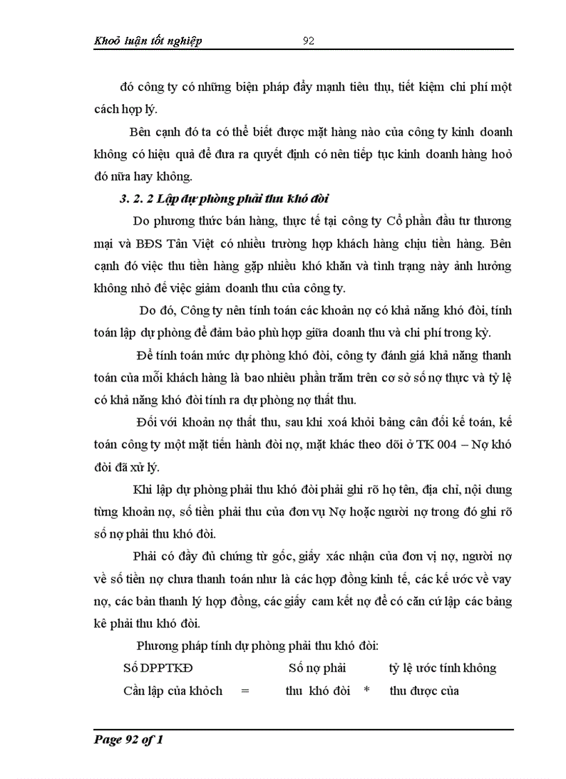 image for page Hoàn thiện kế toán tiêu thụ hàng hoá và xác định kết quả tiêu thụ hàng hoá trong công ty CP đầu tư thương mại và BĐS Tân Việt