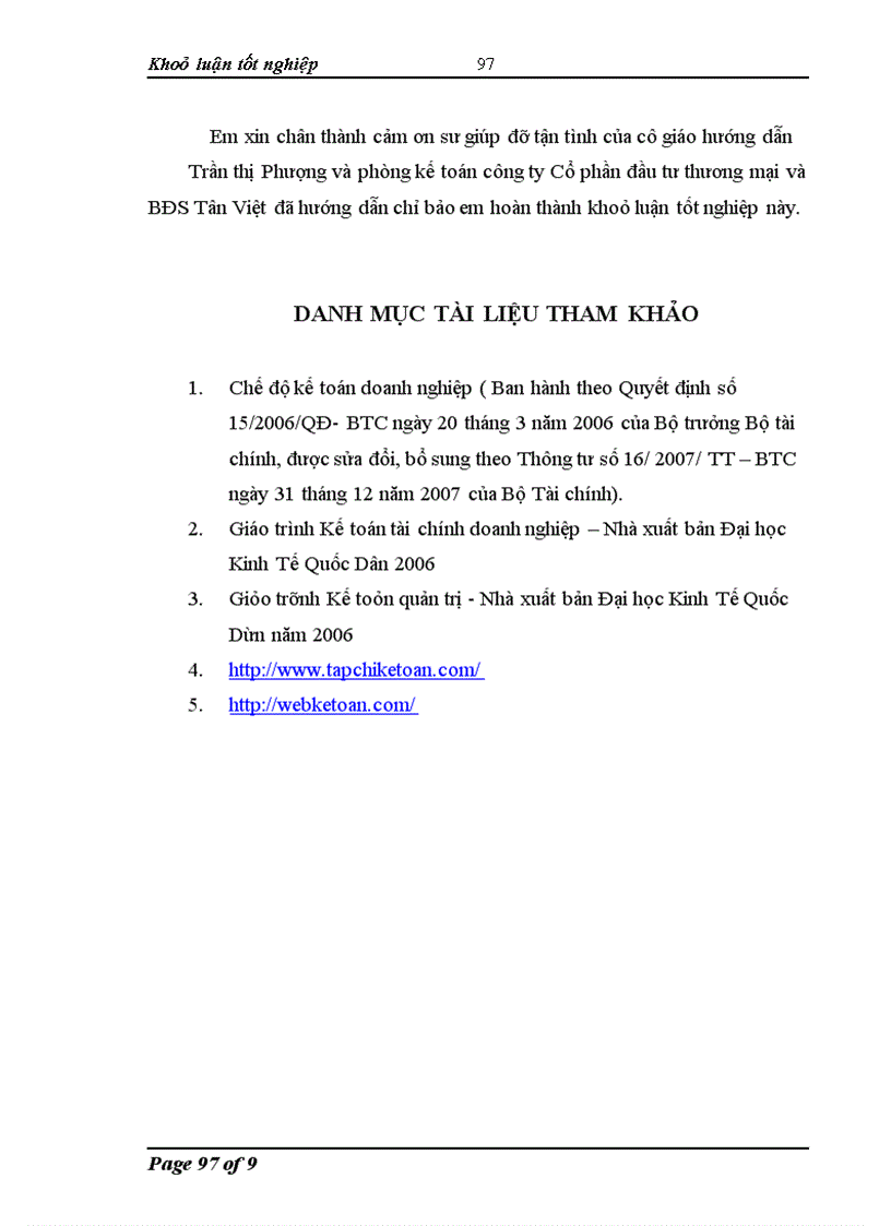 image for page Hoàn thiện kế toán tiêu thụ hàng hoá và xác định kết quả tiêu thụ hàng hoá trong công ty CP đầu tư thương mại và BĐS Tân Việt