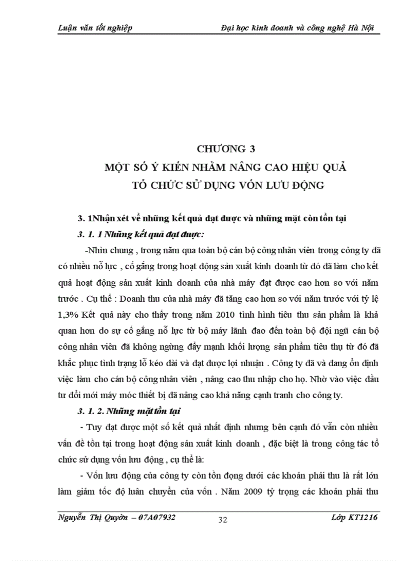 image for page Vốn lưu động và các biện pháp nhằm nâng cao hiệu quả sử dụng vốn lưu động tại công ty TNHH Đầu Tư TM và DV Quang Dũng