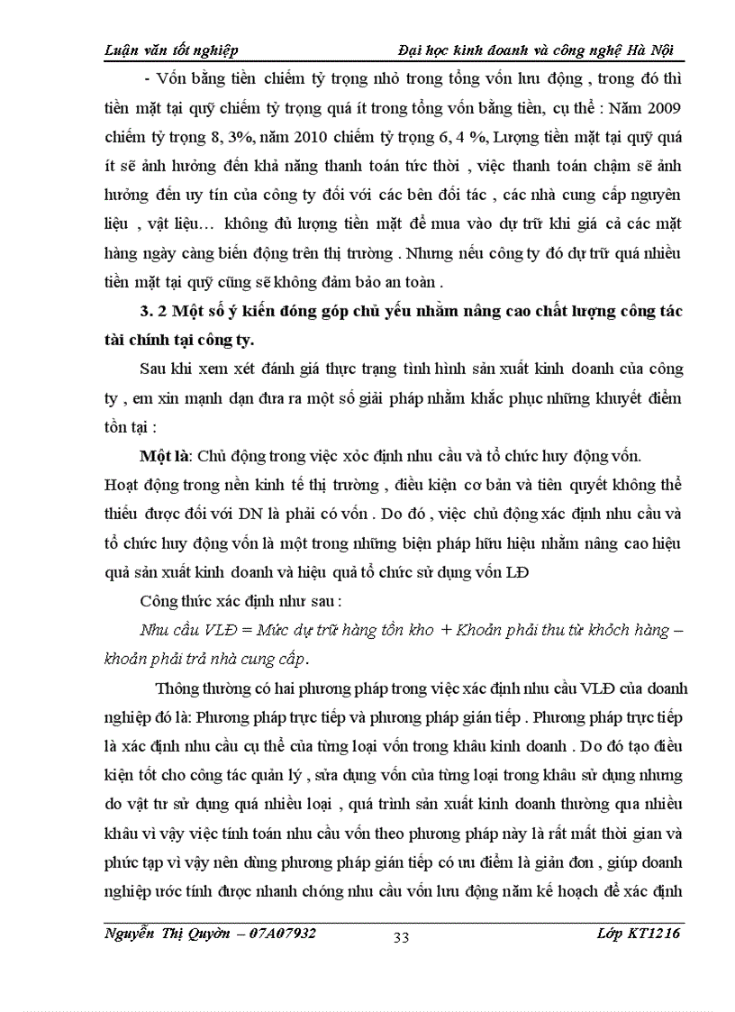 image for page Vốn lưu động và các biện pháp nhằm nâng cao hiệu quả sử dụng vốn lưu động tại công ty TNHH Đầu Tư TM và DV Quang Dũng