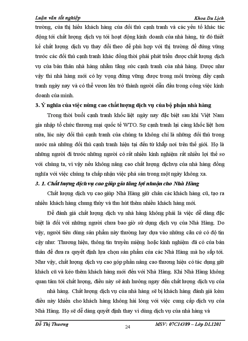 image for page Giải pháp nâng cao chất lượng dịch vụ trong kinh doanh nhà hàng tại khách sạn Best Western Pearl River