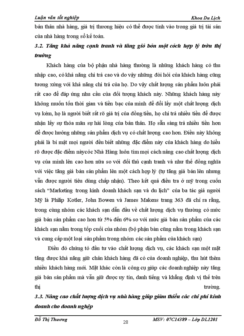 image for page Giải pháp nâng cao chất lượng dịch vụ trong kinh doanh nhà hàng tại khách sạn Best Western Pearl River