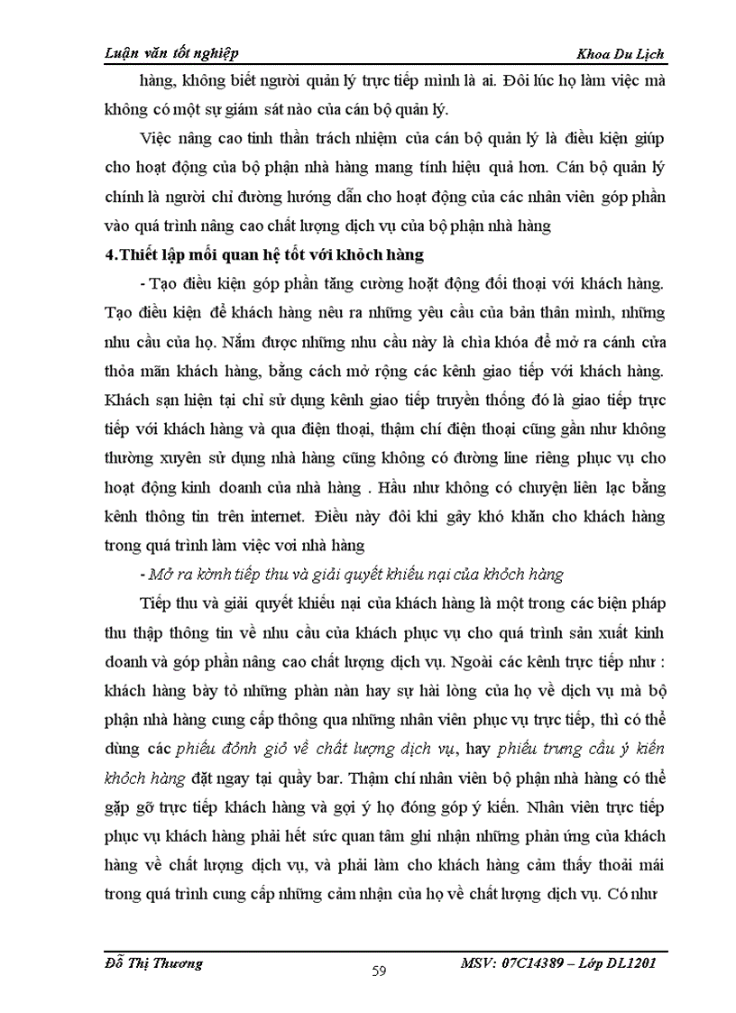 image for page Giải pháp nâng cao chất lượng dịch vụ trong kinh doanh nhà hàng tại khách sạn Best Western Pearl River