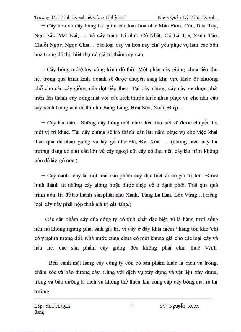 image for page Khai thác và sử dụng lao động nông nhàn tại công ty TNHH Sinh Vật Cảnh Xuân Sang