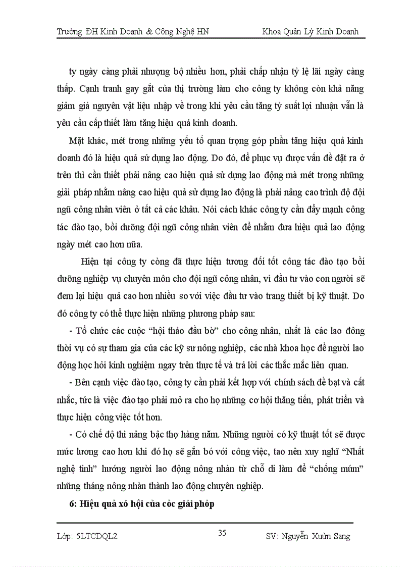 image for page Khai thác và sử dụng lao động nông nhàn tại công ty TNHH Sinh Vật Cảnh Xuân Sang
