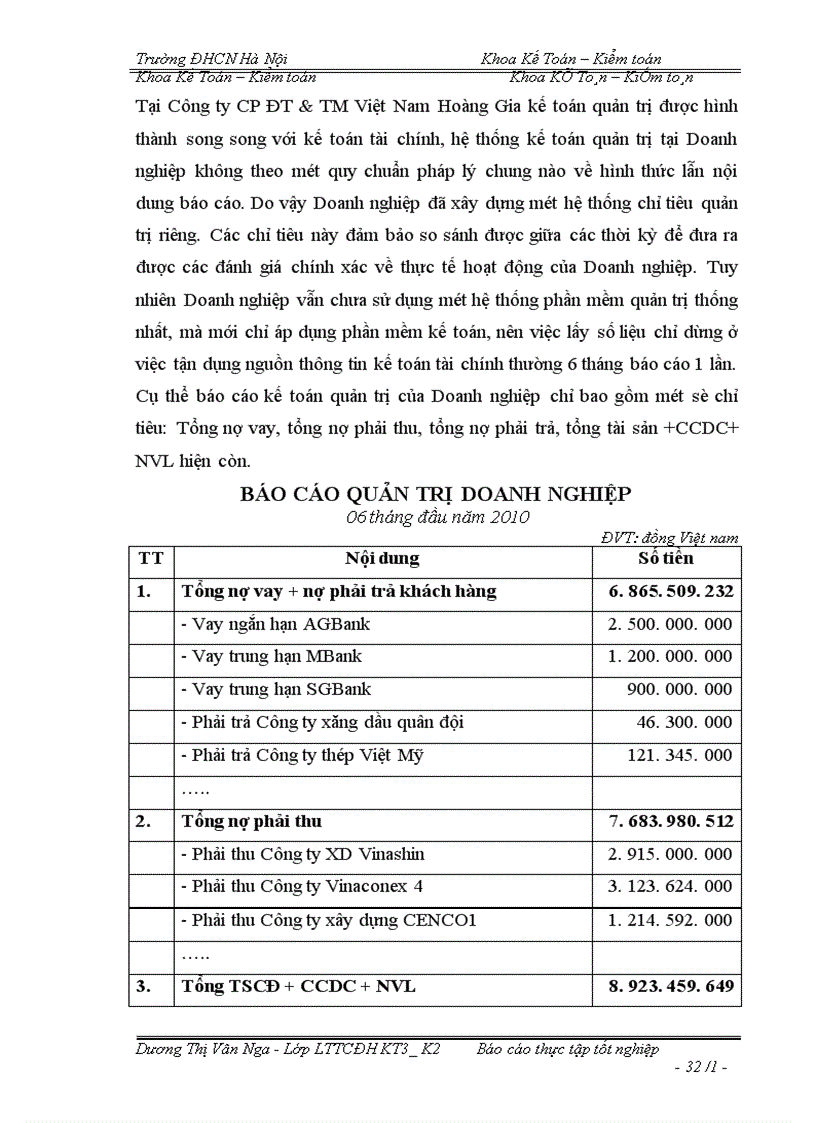 image for page Hạch toán nghiệp vụ kế toán tại Công ty cổ phần đầu tư và thương mại Việt Nam Hoàng Gia