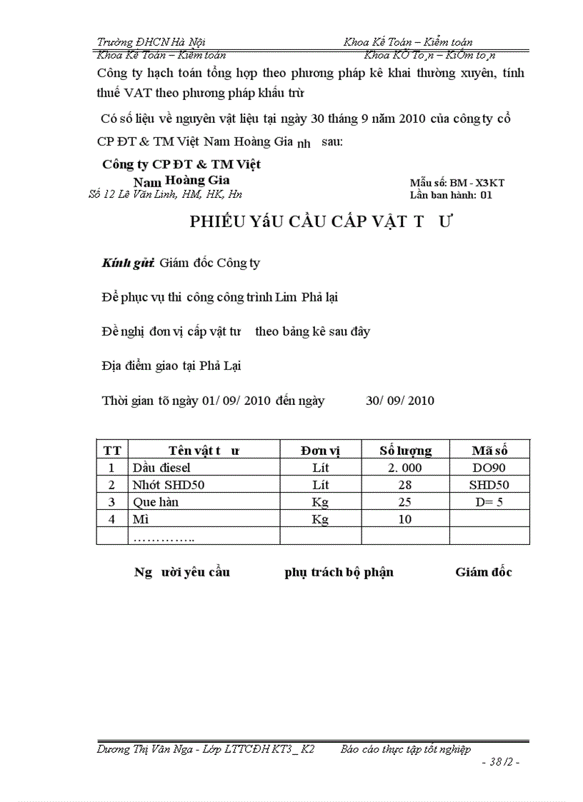 image for page Hạch toán nghiệp vụ kế toán tại Công ty cổ phần đầu tư và thương mại Việt Nam Hoàng Gia