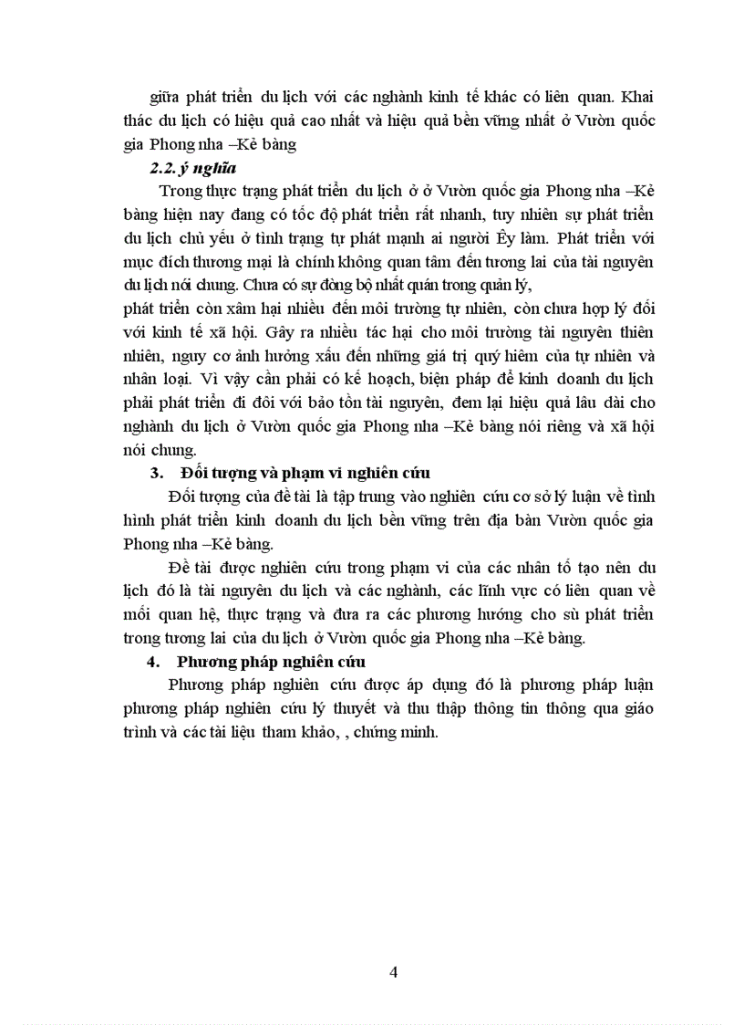 image for page Thực trạng và giải pháp nhằm phát triển du lịch bền vững ở Vườn quốc gia Phong nha-Kẻ bàng