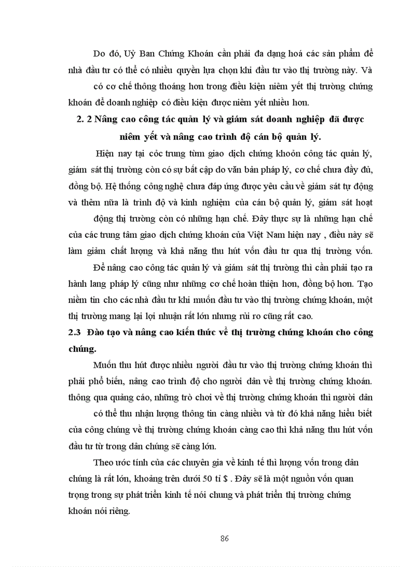 image for page Tình hình và giải pháp thu hút vốn đầu tư trên thị trường vốn việt nam hiện nay