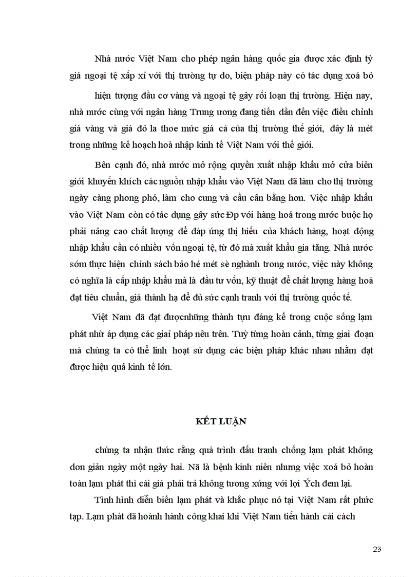 image for page Lạm phát và thực trạng lạm phát ở việt nam