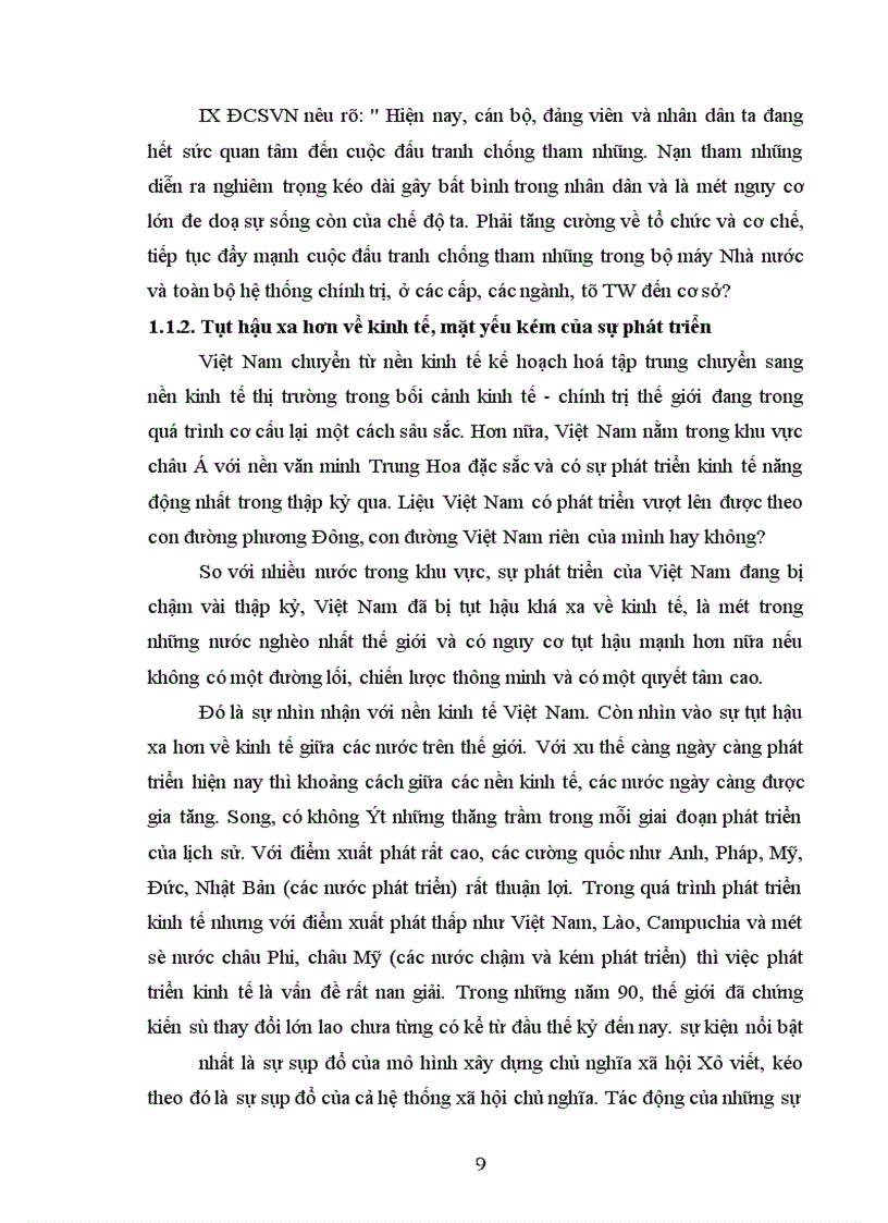 image for page Tìm hiểu và các biện pháp phòng chống về tham nhũng và vấn đề tụt hậu xa hơn về kinh tế
