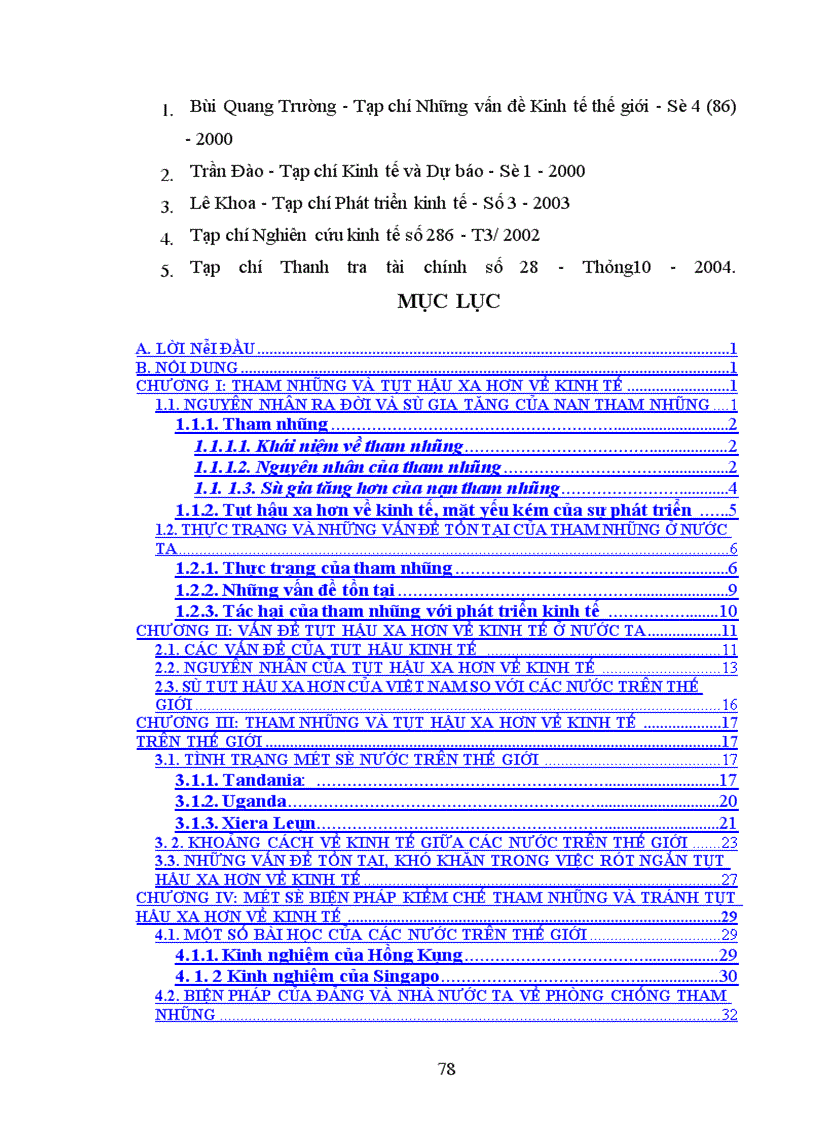 image for page Tìm hiểu và các biện pháp phòng chống về tham nhũng và vấn đề tụt hậu xa hơn về kinh tế