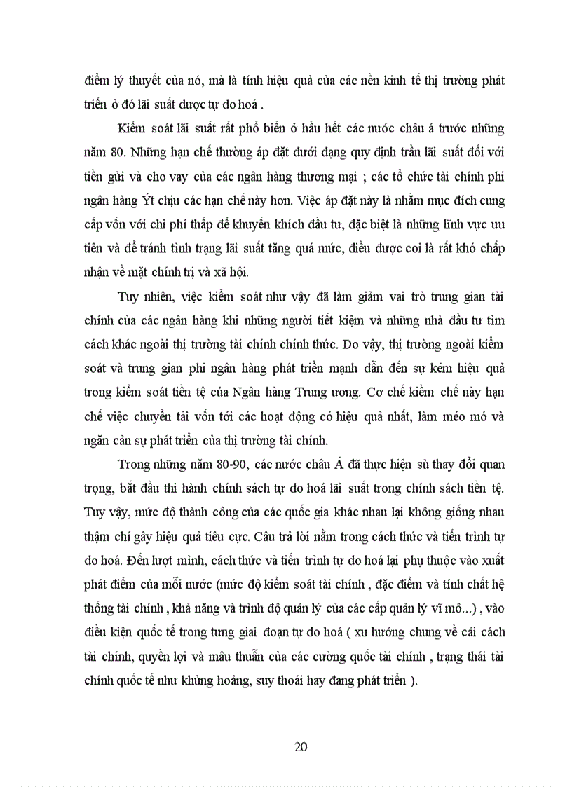 image for page Lãi suất và tự do hoá lãi suất ở Việt Nam