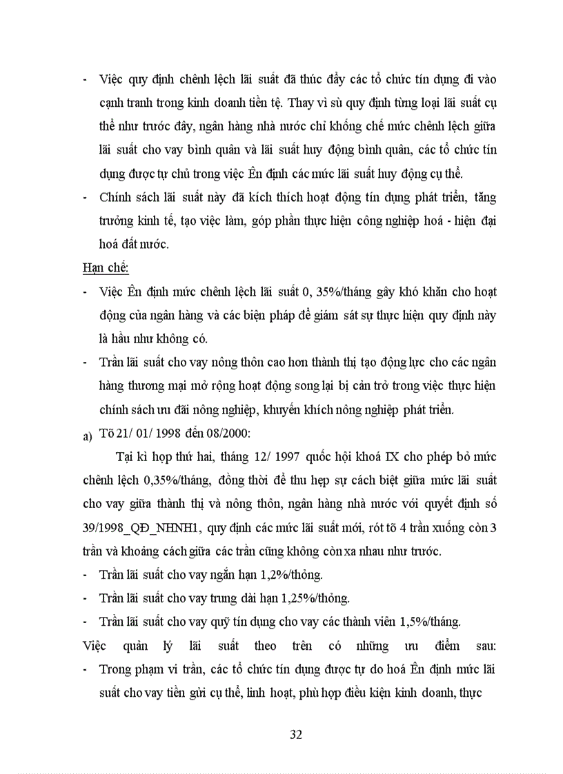 image for page Lãi suất và tự do hoá lãi suất ở Việt Nam