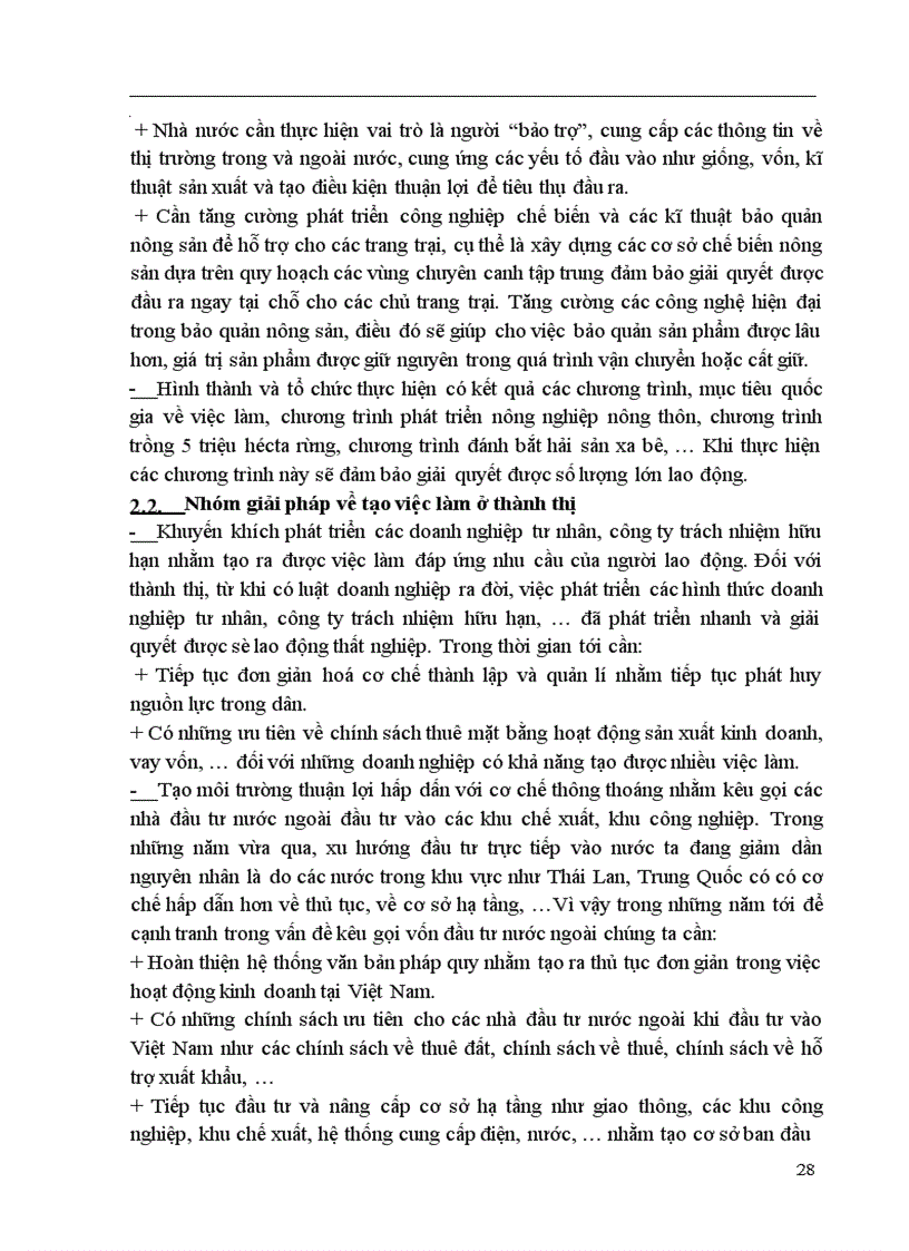 image for page Việc làm và giải pháp thực hiện mục tiêu giải quyết việc làm trong kế hoạch 2001 - 2005.