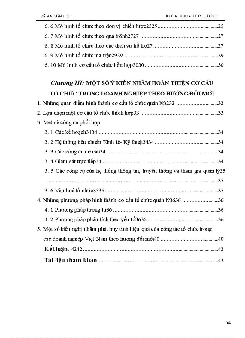 image for page Hoàn thiện cơ cấu tổ chức trong doanh nghiệp theo hướng đổi mới