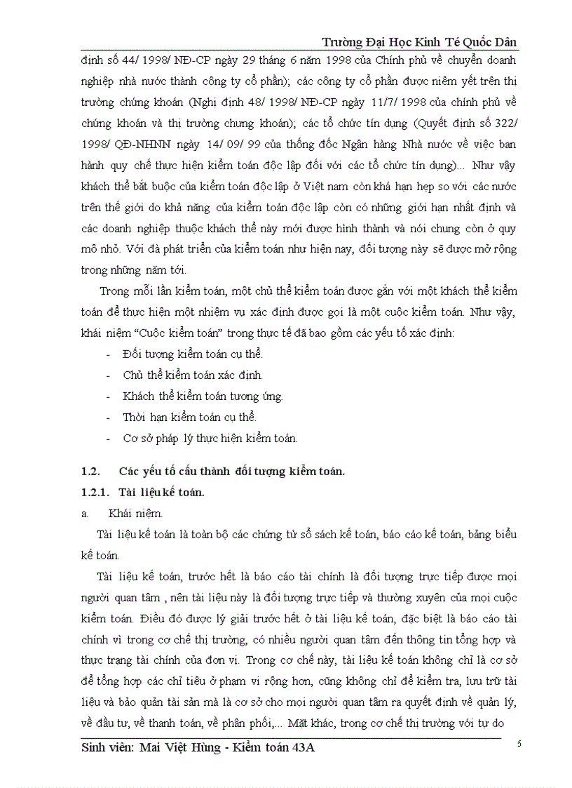 image for page Đối tượng và việc hình thành phương pháp kiểm toán.