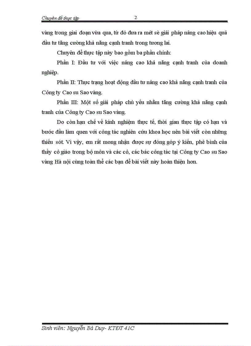 image for page Tăng cường khả năng cạnh tranh của Công ty Cao su Sao vàng