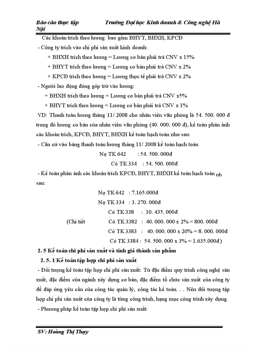image for page Kế toán chi phí sản xuất và tính giá thành sản phẩm xây lắp tại công ty cổ phần xây dựng số 9