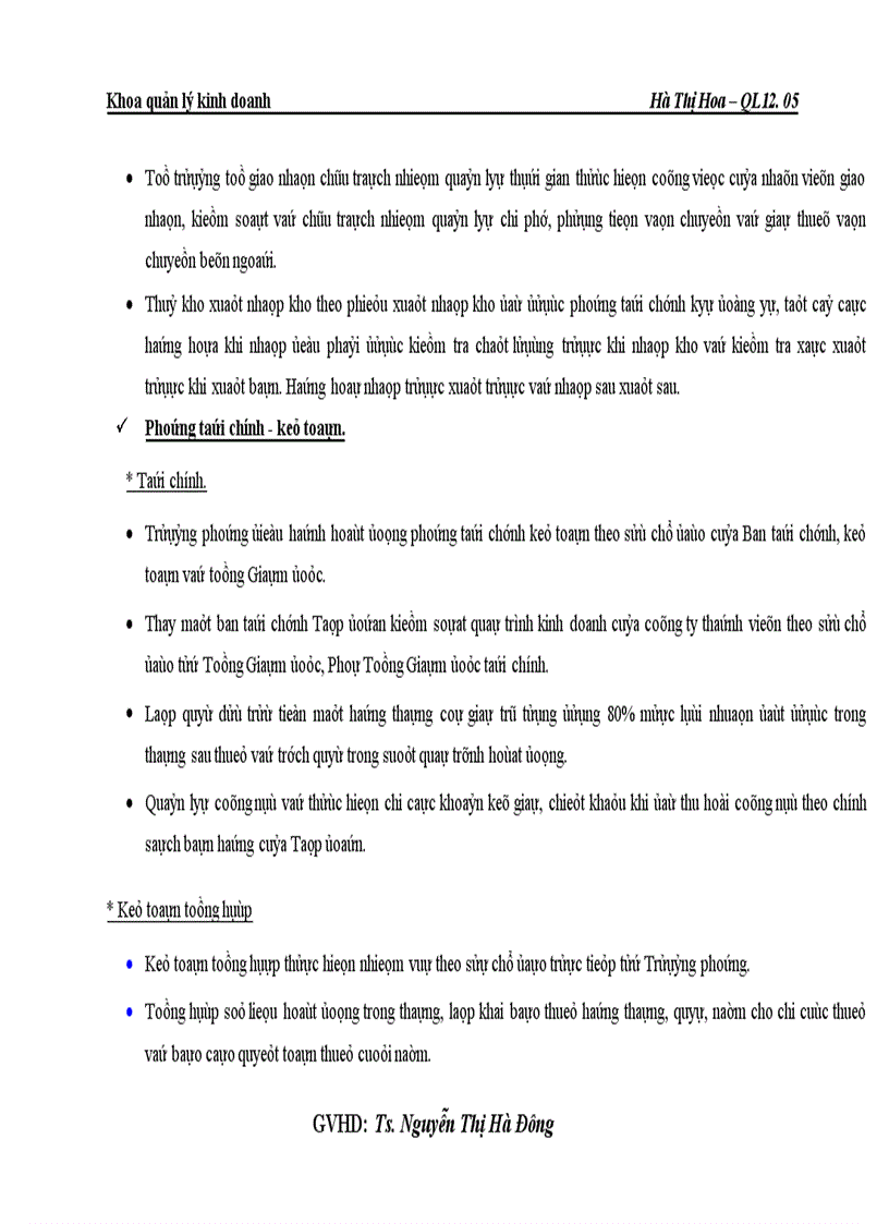 image for page Báo cáo về Công ty Cổ Phần Tuấn Ân