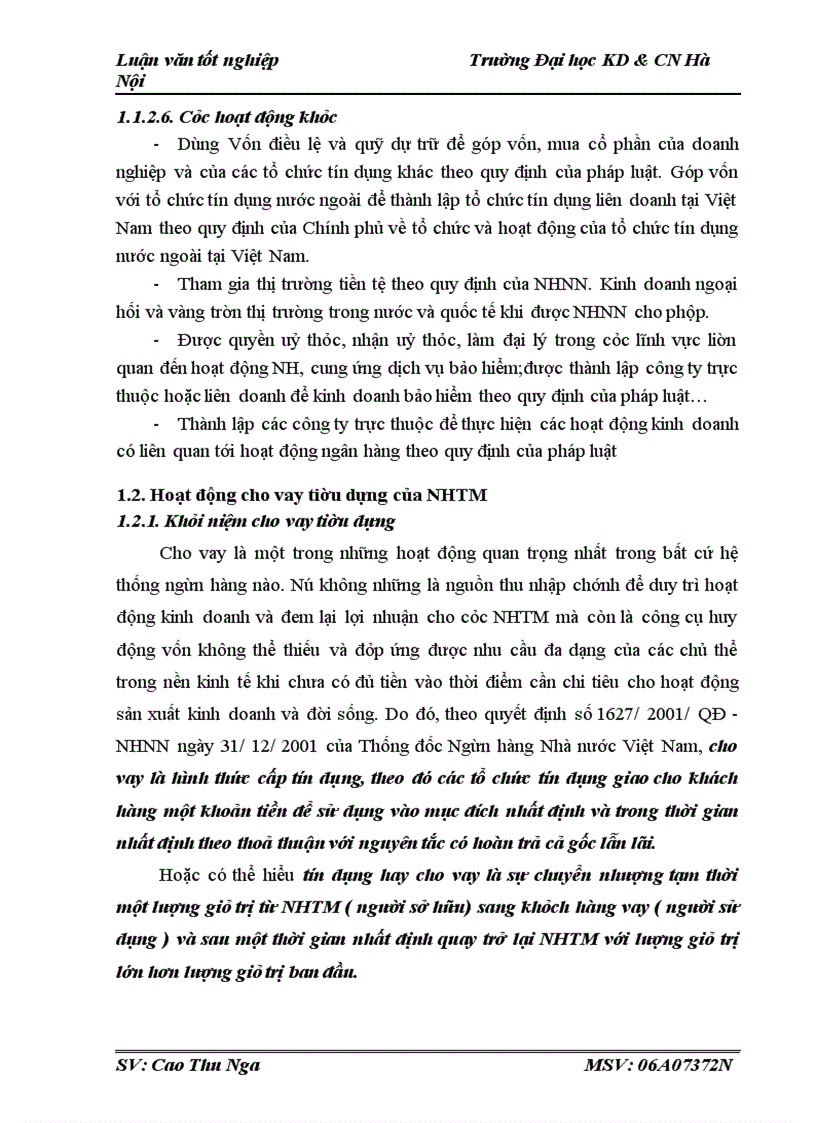 image for page Giải pháp nâng cao chất lượng cho vay tiêu dùng tại Ngân hàng Đầu tư và phát triển Việt Nam chi nhánh Ba Đình, Hà Nội