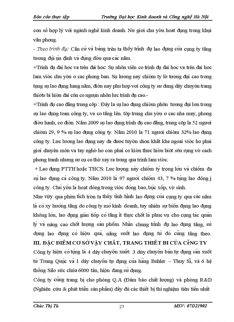 image for page Báo cáo về công ty cổ phần tiến hưng.