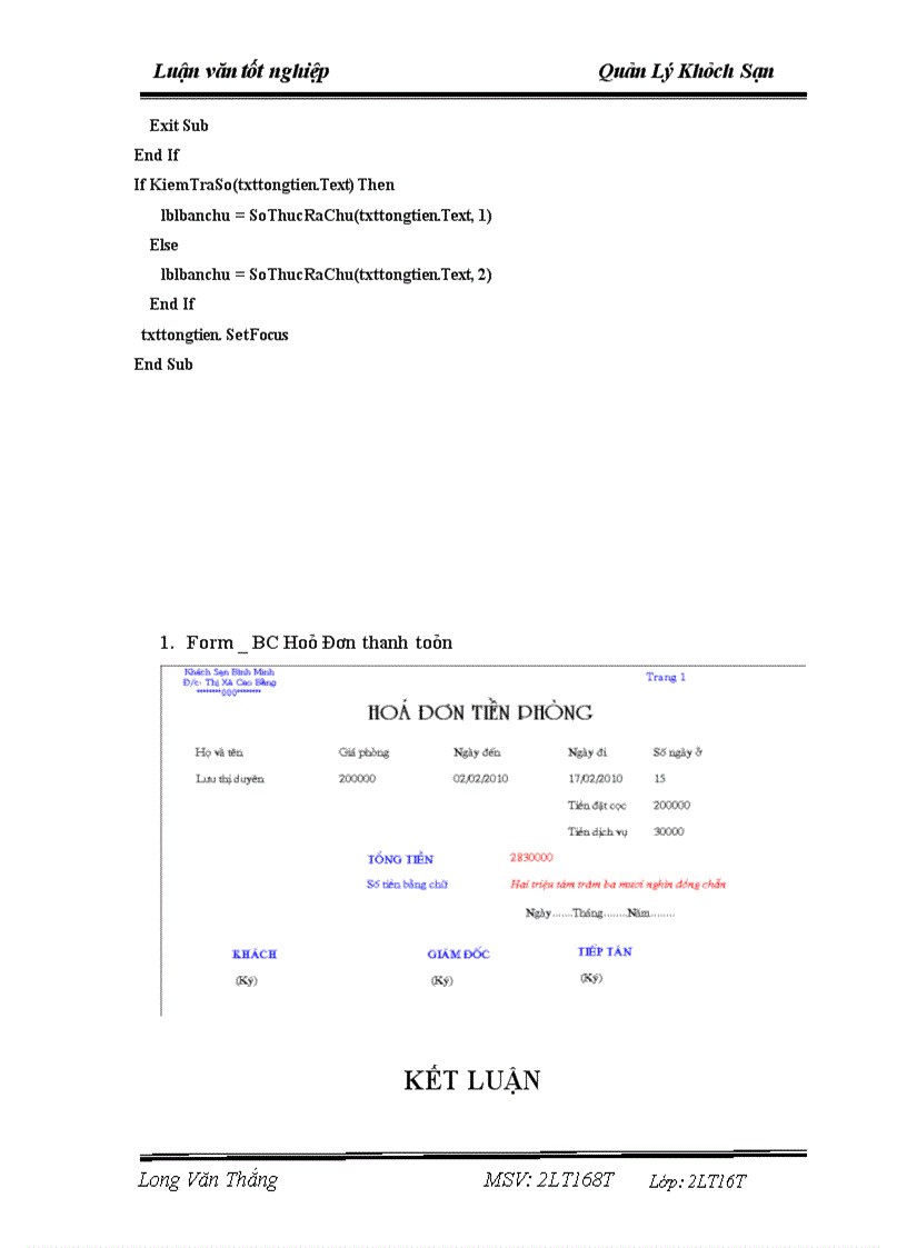 image for page Tìm hiểu và phân tích bài toán Quản lý khách sạn.