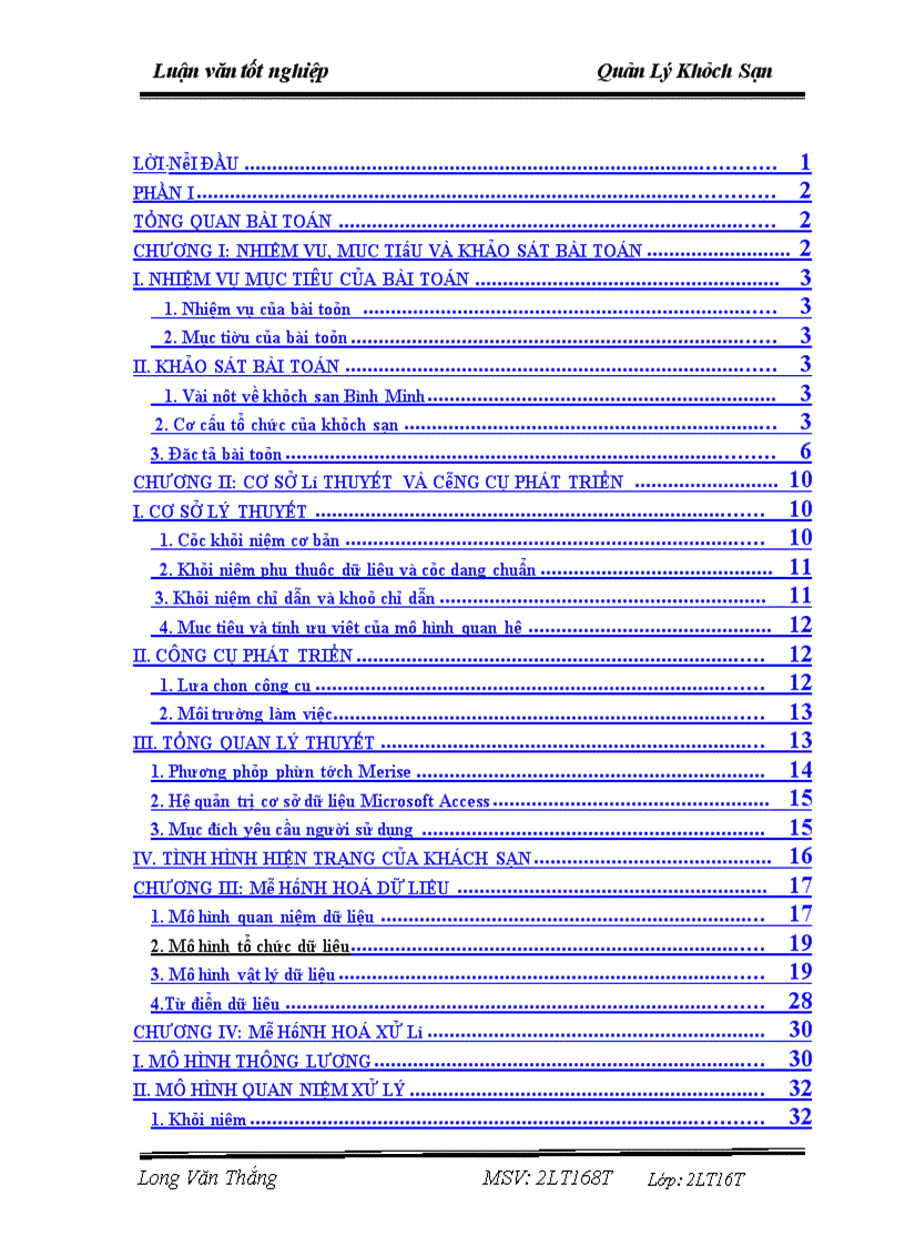 image for page Tìm hiểu và phân tích bài toán Quản lý khách sạn.