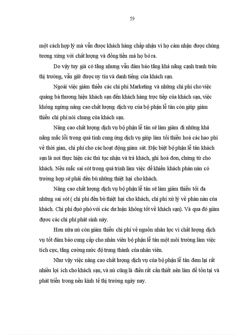 image for page Nâng cao chất lượng dịch vụ bộ phận lễ tân của khách sạn Đức Huy