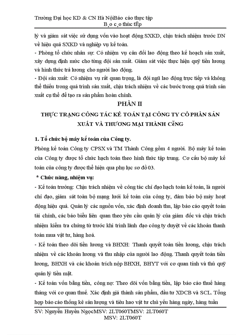 image for page Công tác kế toán tại công ty cpsx và tm thành công