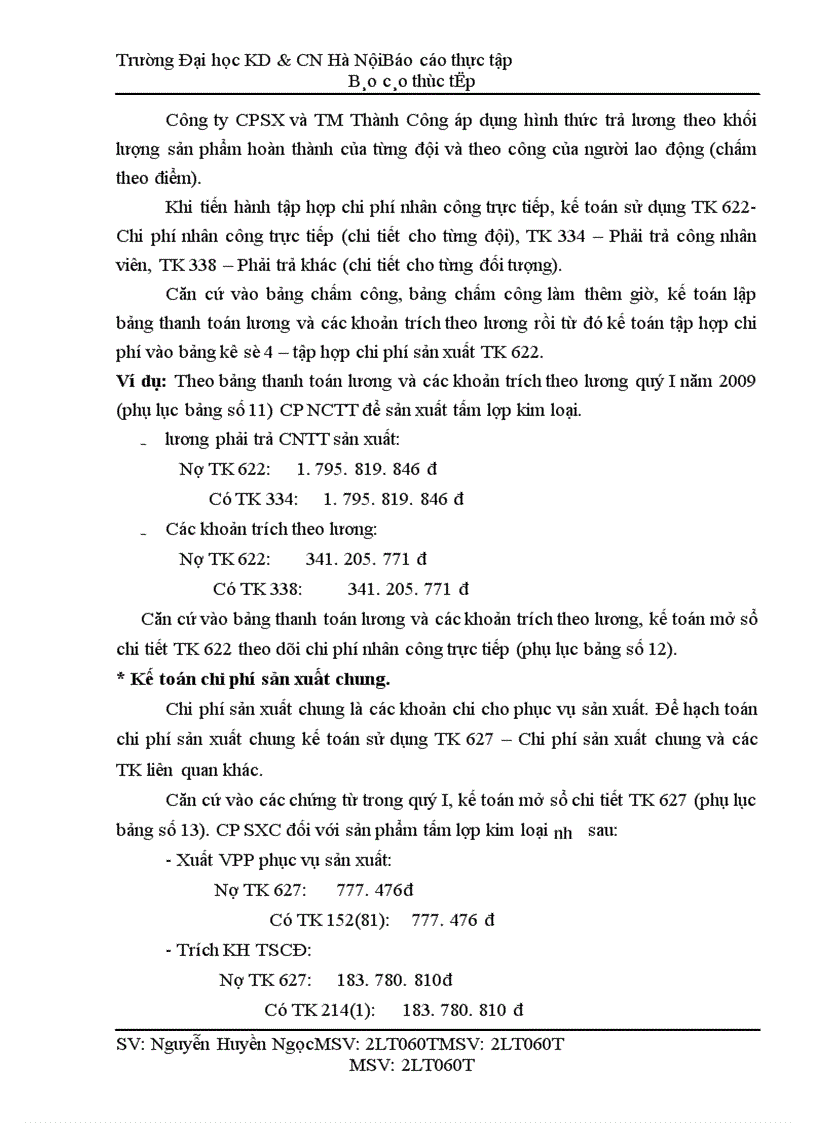 image for page Công tác kế toán tại công ty cpsx và tm thành công