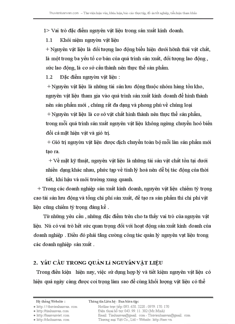 image for page Công tác quản lý nguyên vật liệu ở Công ty quản lý và sửa chữa đường bộ 240