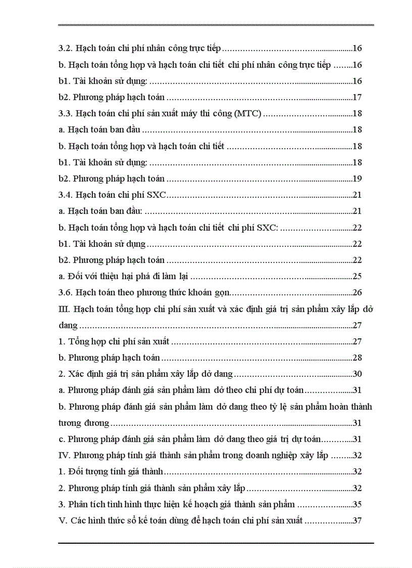 image for page Kế toán chi phí sản xuất và tính giá thành sản phẩm xây lắp