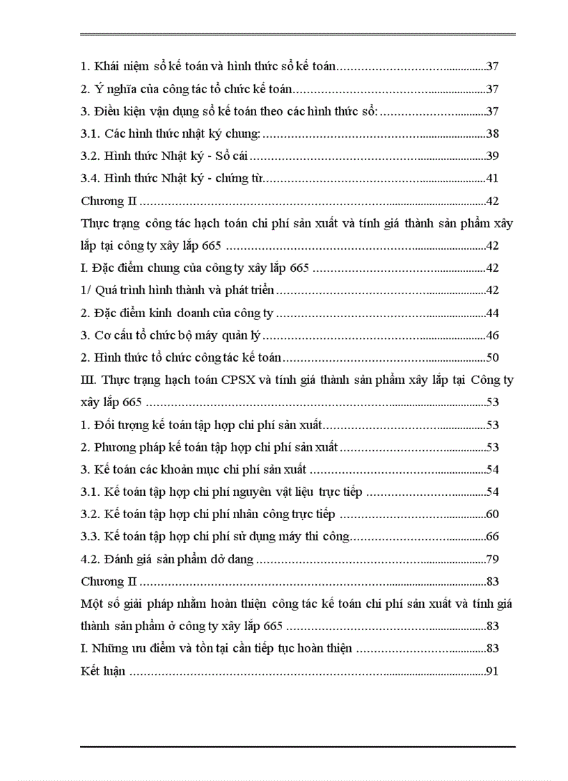 image for page Kế toán chi phí sản xuất và tính giá thành sản phẩm xây lắp