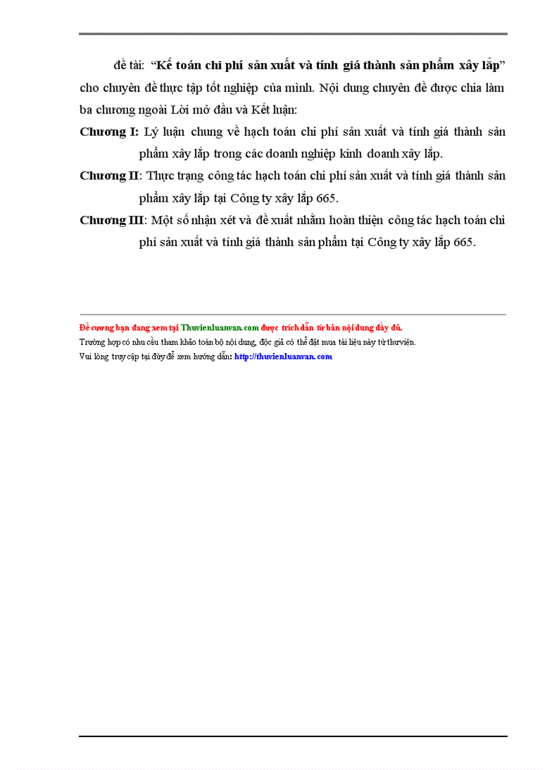 image for page Kế toán chi phí sản xuất và tính giá thành sản phẩm xây lắp