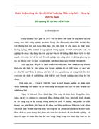 Hoàn thiện công tác tài chính kế toàn tại Nhà máy Sợi – Công ty dệt Hà Nam