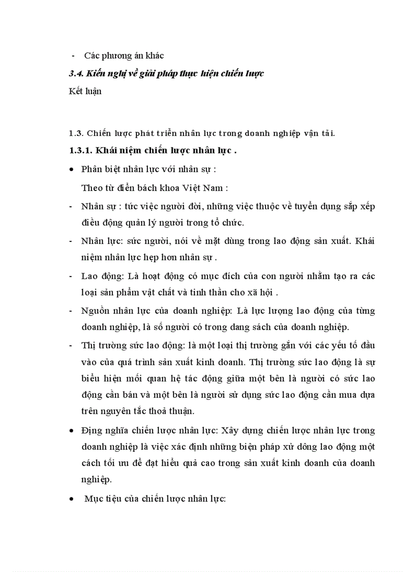 image for page Lý luận cơ bản về chiến lược phát triển nhân lực, thực tế đã phân tích được tình hình sử dụng nhân lực trong công ty BIC