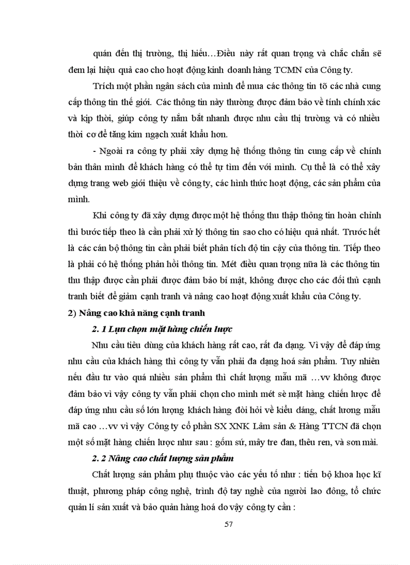 image for page Một số giải pháp nhằm thúc đẩy hoạt động xuất khẩu hàng thủ công mỹ nghệ ở Công ty cổ phần SX XNK Lâm sản & Hàng TTCN -