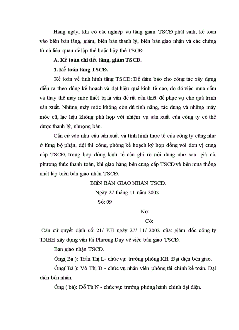 image for page Kế toán của công ty TNHH vận tải và xây dựng Phương Duy