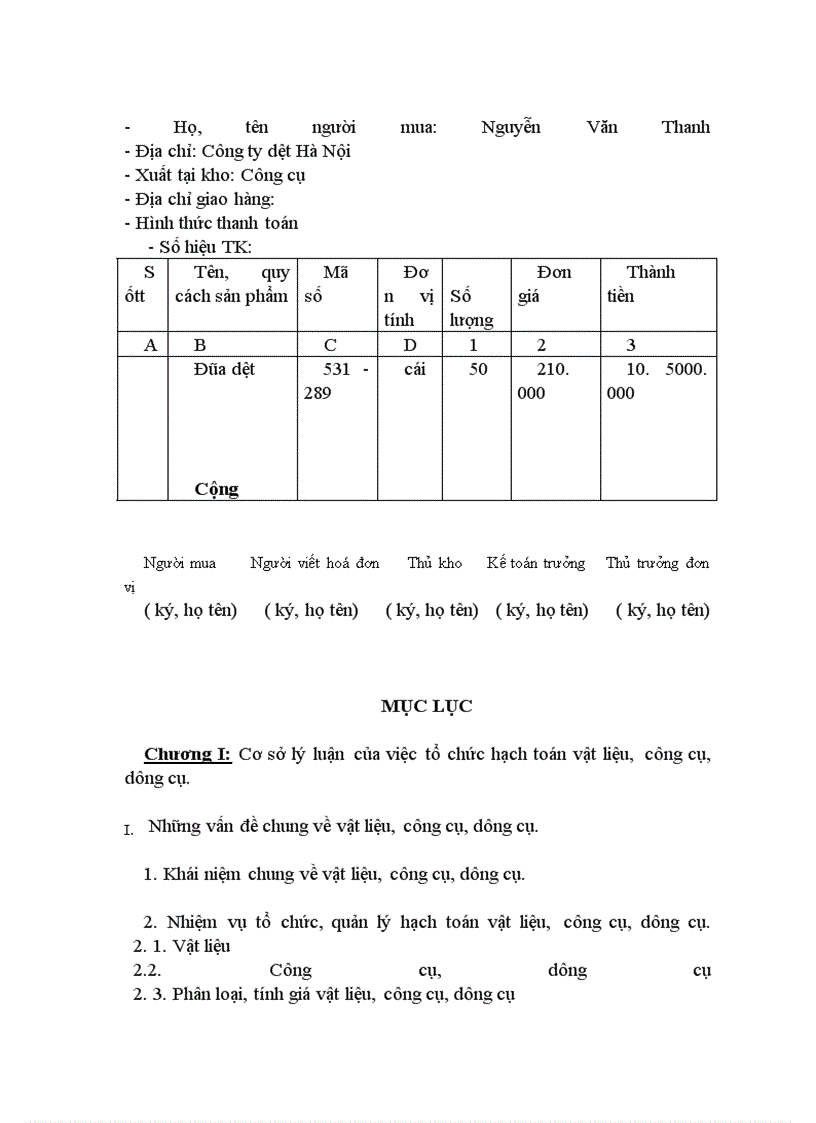 image for page Việc hạch toán chi tiết đối với vật liệu