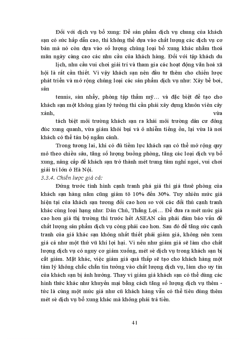 image for page Hệ thống chiến lược Marketing mix trong khách sạn - du lịch