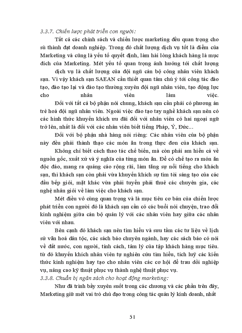 image for page Hệ thống chiến lược Marketing mix trong khách sạn - du lịch