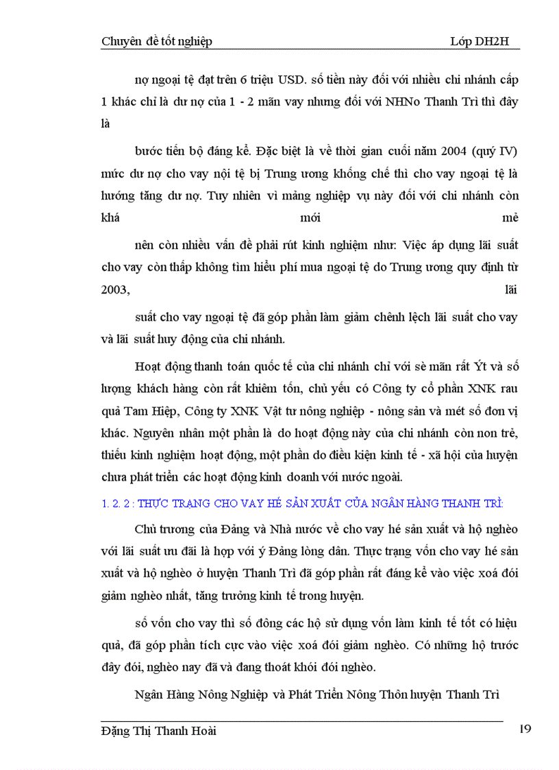 image for page Một số giải pháp nhằm nâng cao hiệu quả cho vay hộ sản xuất tại Ngân hàng nông nghiệp và Phát triển nông thôn huyện Thanh Trì Thanh Trì