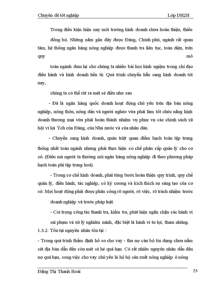 image for page Một số giải pháp nhằm nâng cao hiệu quả cho vay hộ sản xuất tại Ngân hàng nông nghiệp và Phát triển nông thôn huyện Thanh Trì Thanh Trì
